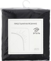 Простыня Этель Jet black на резинке / 9515306 - 