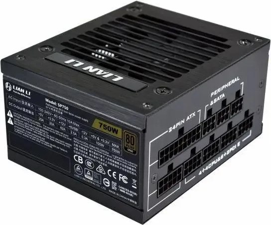 Блок питания для компьютера Lian Li SP750 750W Black (G89.SP750B.00EU)