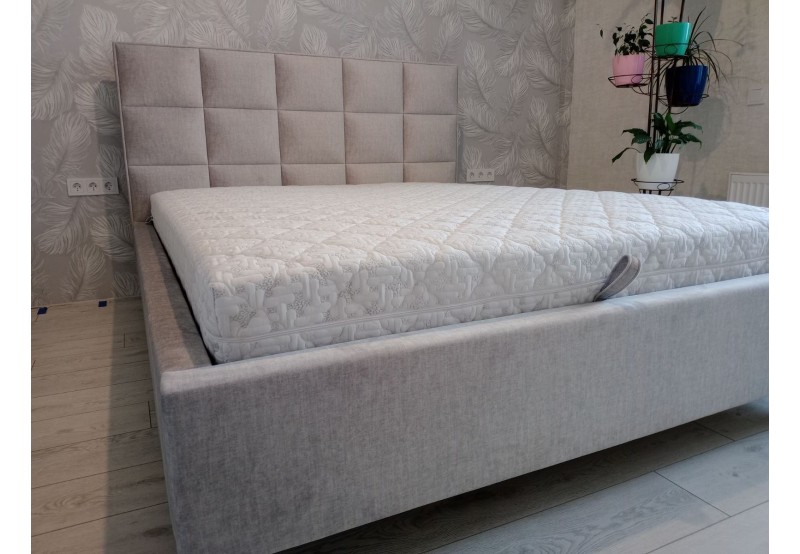 Полуторная кровать Elmax Барлетта 140x200 Газ-лифт (Glory 14, зеленый) — фото 3