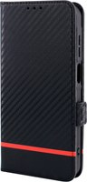 Чехол-книжка Case Book для Infinix Hot 40 с магнитной застежкой (черный карбон) - 