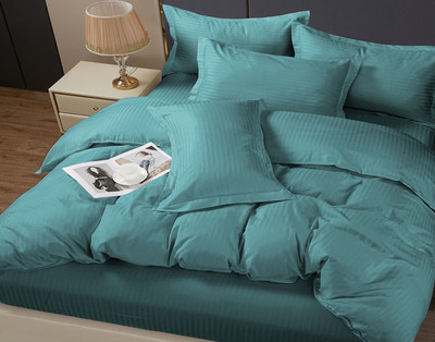 

Комплект постельного белья, №1x1 16-5114 Пыльно бирюзовый 2сп с европростыней