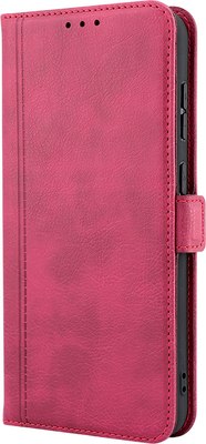 Чехол-книжка Case Book для Redmi A3/Poco C61 4G/A3X 4G с магнитной застежкой (темно-красный)