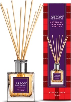 Аромадиффузор Areon Sticks Reed Patchouli Lavender Vanilla / ARE-HST01 (150мл)