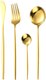 Набор столовых приборов Solmax&Home SM90551 (24шт, золото) - 