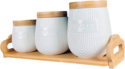 Набор емкостей для хранения Lenardi Bamboo 140-074 (3шт) - 