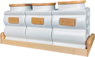Набор емкостей для хранения Lenardi Bamboo 140-100 (3шт) - 