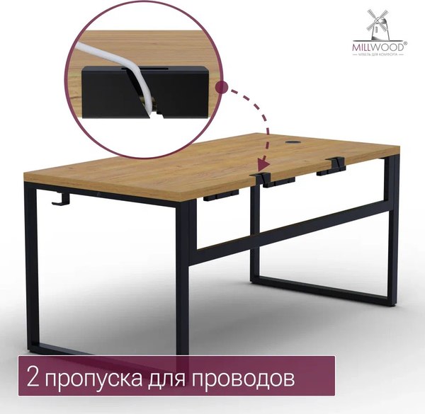 Купить Компьютерный стол Millwood Каир Смарт 160x80x74.2 в Слуцке