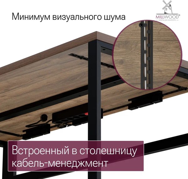 Купить Компьютерный стол Millwood Каир Смарт 160x80x74.2 в Слуцке