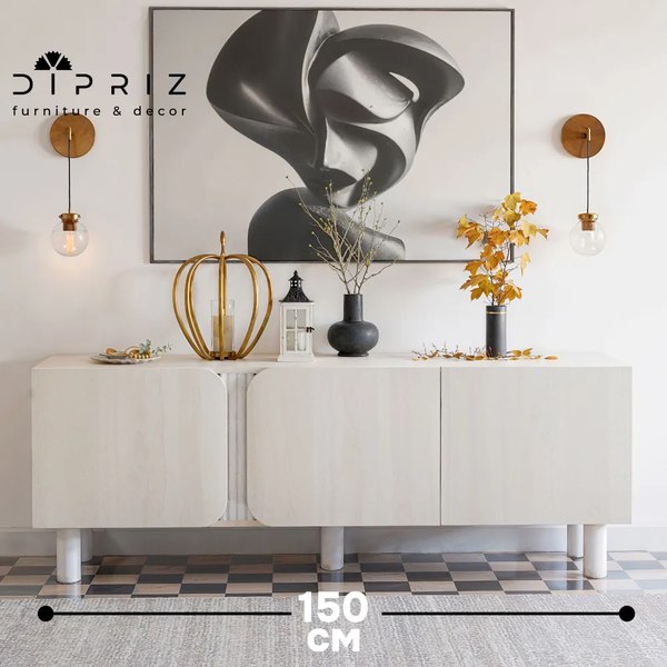 Тумба Dipriz Ola 3 дв / Д.50176.1 (дуб шамони)