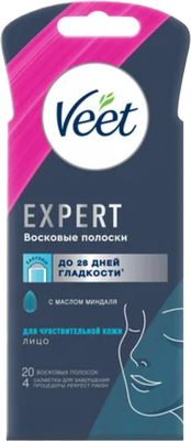 

Восковые полоски, Expert для чувствительной кожи лица