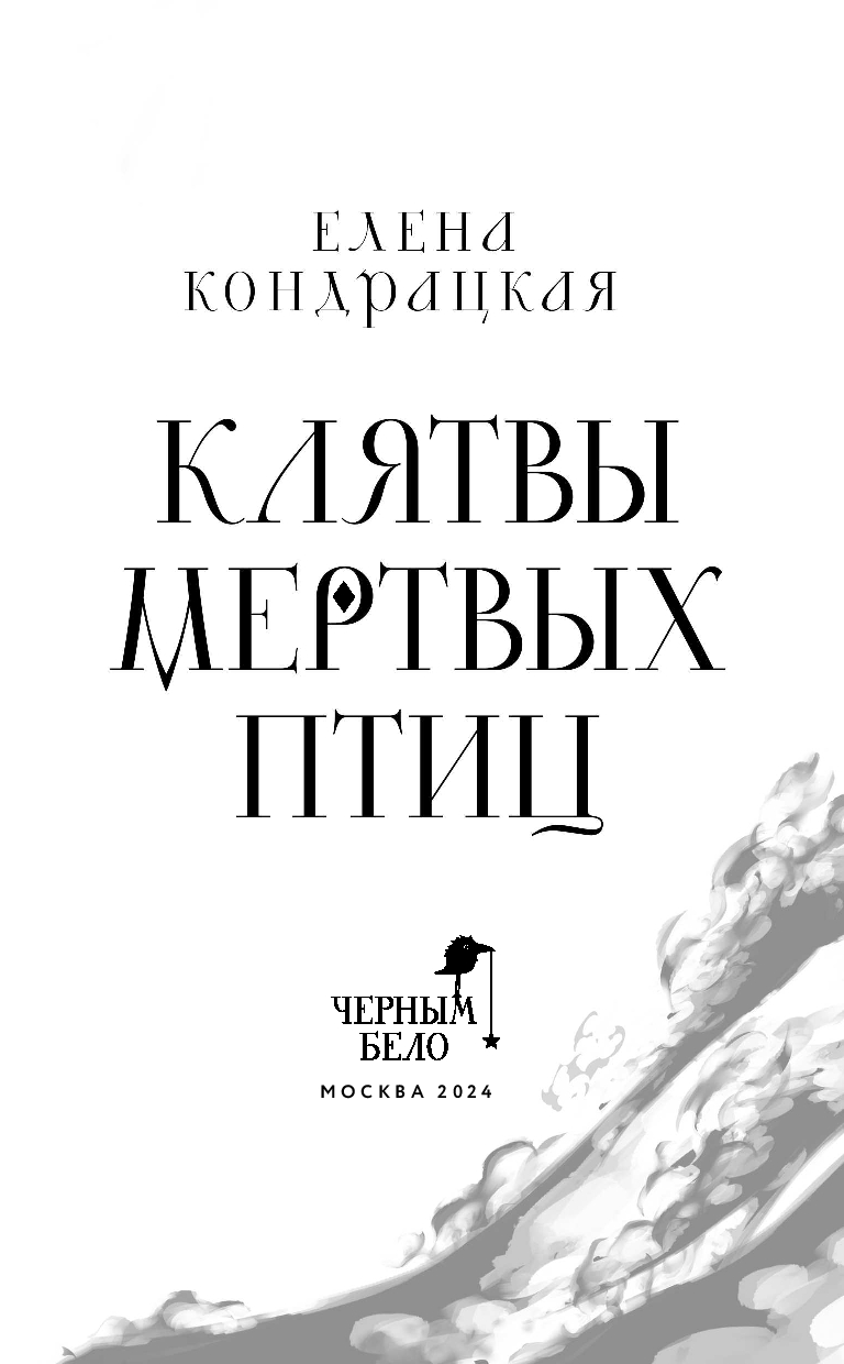 Художественная книга Черным-бело Клятвы мертвых птиц, твердая обложка (Кондрацкая Елена) — фото 4