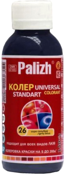 Колеровочная паста Palizh Standart универсальная (140г, серо-голубой)