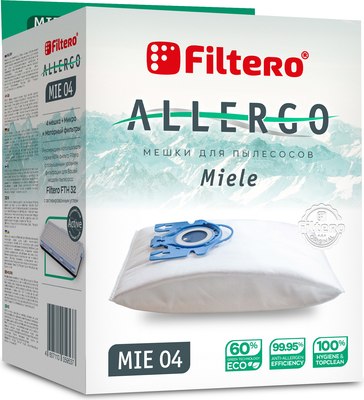 

Комплект расходных материалов для пылесоса, Filtero MIE 04 Allergo