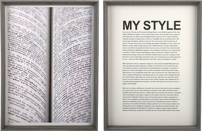 Картины Вещицы My style Sof-11 (2шт, черный) -