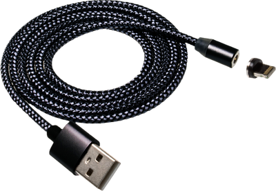 Кабель Walker C590 USB - Lightning (черный) - 