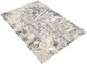 Коврик Shahintex Icarpet Print антискользящий 135 Мрамор 100x150 / 841431 (серый/бежевый) - 