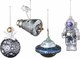 Набор елочных игрушек Tkano New Year Essential Cosmic Saga / TK24-NY_DEC0010 (4шт) - 