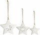 Набор елочных игрушек Tkano New Year Essential Winter stars / TK23-NY_SET0011 (3шт) - 