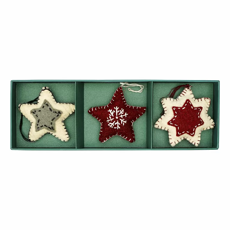 Набор новогодних подвесок Tkano New Year Essential Christmas stars / TK23-NY_SET0012