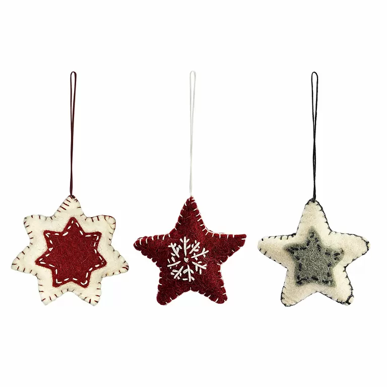 Набор новогодних подвесок Tkano New Year Essential Christmas stars / TK23-NY_SET0012