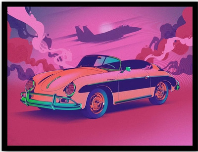 Постер Citydecor Порше Ретро 1 (30x40) - 