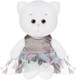 Мягкая игрушка Колбаскин & Мышель Мышель в сером платье с бабочками / MT-MRT-КМ-03202411-20 -
