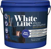 Краска Квил White Line Интерьерная Высокоукрыв-я База 1 шелковисто-матовая (1.3кг) - 