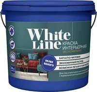 Краска Квил White Line Интерьерная Экономичная (1.3кг, белый матовый) - 