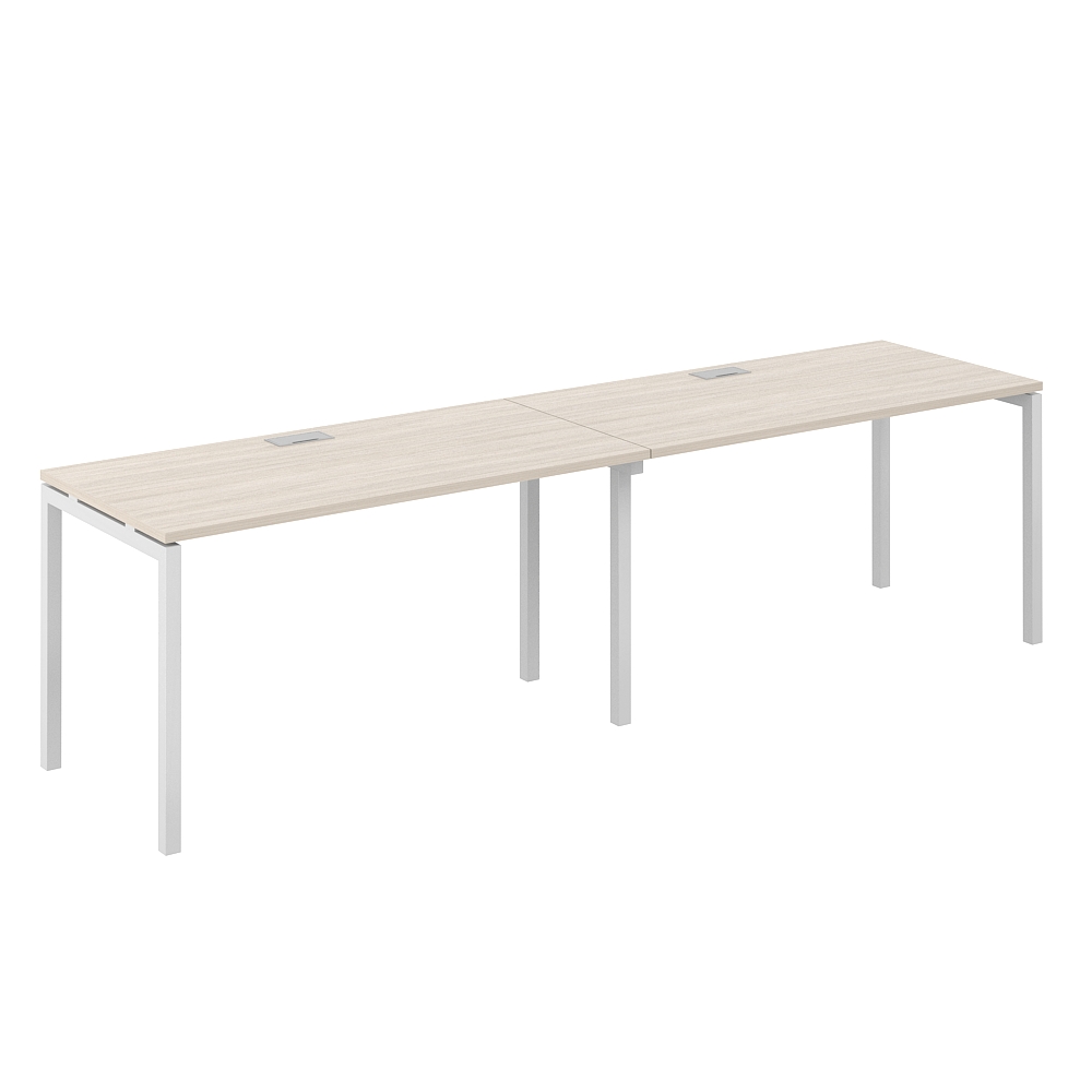 Комплект письменных столов Norden 320х60х75 / SG.227.OL.44.WH (белый/дуб светлый)