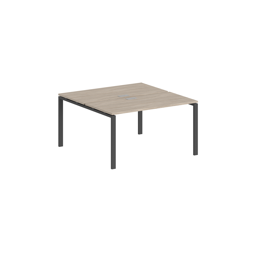 Комплект письменных столов Norden 160х123.8х75 / SG.243.OL.63.AN (антрацит/дуб светлый)