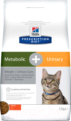 Сухой корм для кошек Hill's Prescription Diet Metabolic+Urinary Stress (1.5кг)