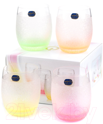 

Набор стаканов Bohemia, Crystal Neon fronzen 25180/D4939/300