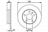 Тормозной диск Bosch 0986479516 - 