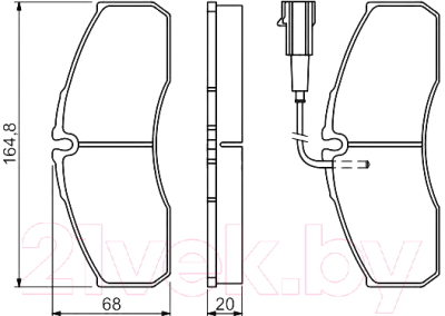 

Тормозные колодки Bosch, 0986494278