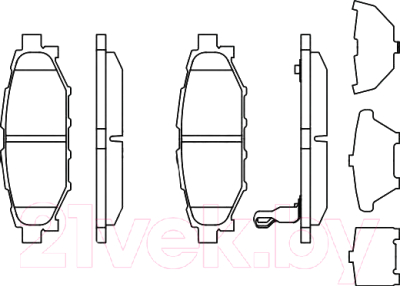 

Тормозные колодки Bosch, 0986494444