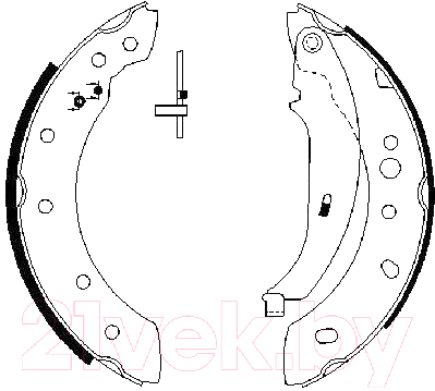 

Тормозные колодки Bosch, 0986487672