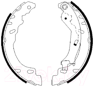 

Тормозные колодки Bosch, 0986487704
