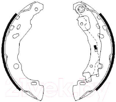 

Тормозные колодки Bosch, 0986487690