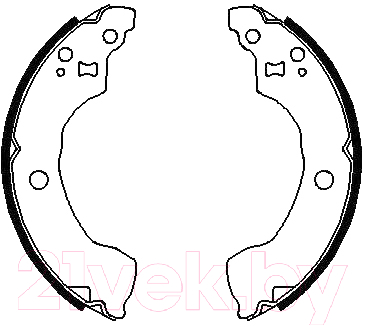 

Тормозные колодки Bosch, 0986487691