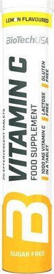 Витамин BioTechUSA Vitamin C (20таблеток, лимон) - 