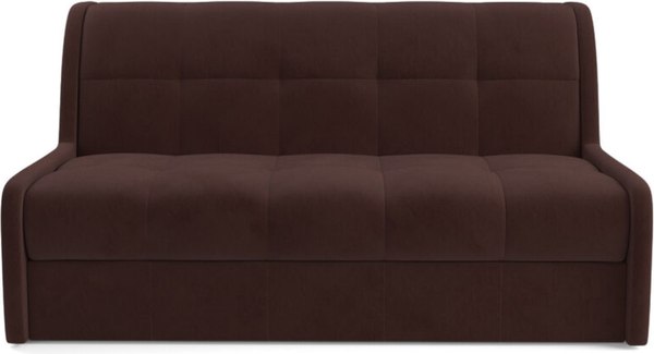 Диван Mebel-Ars Аккордеон Барон №6 НПБ 155x200 (велюр шоколад HB-178/16)