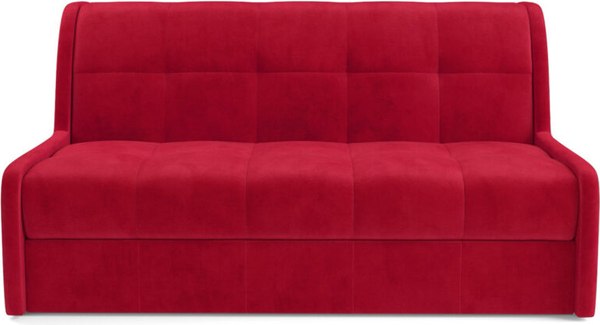 Диван Mebel-Ars Аккордеон 155x200 (красный кордрой)