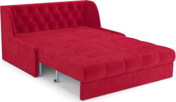 Диван Mebel-Ars Аккордеон 155x200 (красный кордрой)