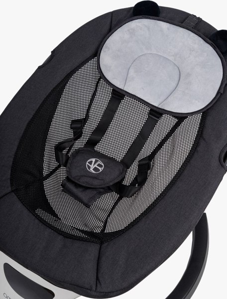 Детский шезлонг Amarobaby Teddy Swing / AB24-22TED/09 (черный)