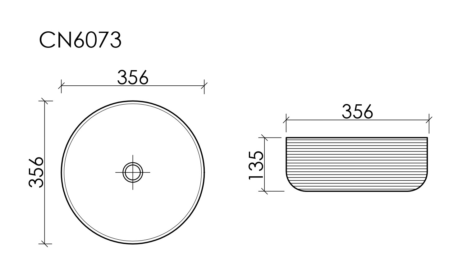 Умывальник Ceramica Nova CN6073MB