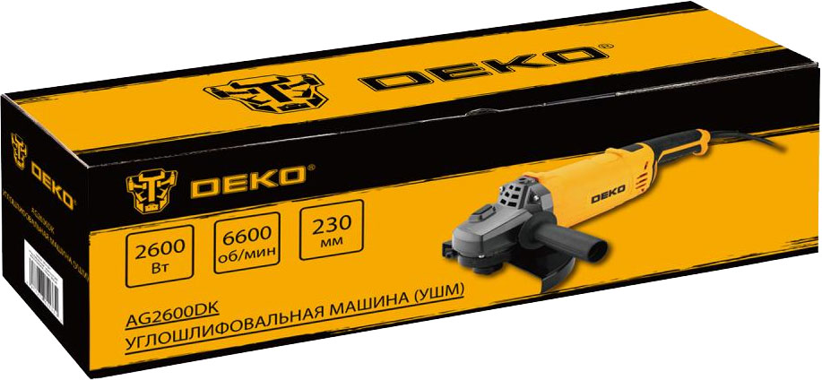 Угловая шлифовальная машина Deko AG2600DK / 083-1031