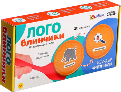 

Развивающий игровой набор, IQ Лого блинчики / 10367535