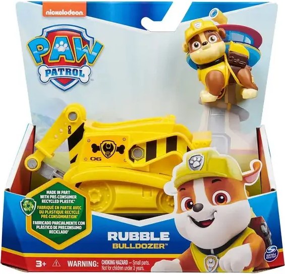 Бульдозер игрушечный PAW Patrol С фигуркой. Крепыш / 43676
