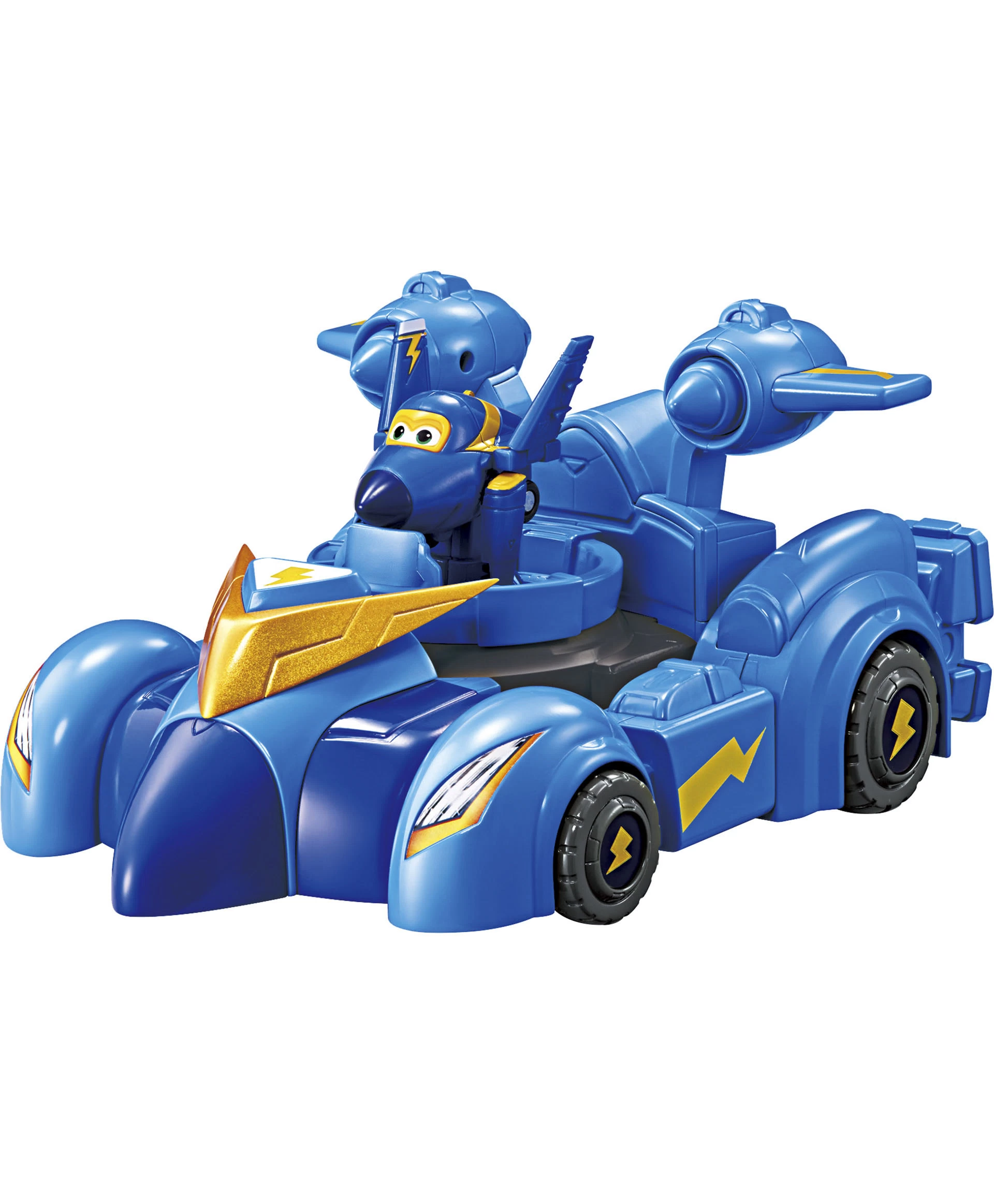 Игрушка-трансформер Super Wings Машина-трансформер с мини фигуркой Джерома / EU770353