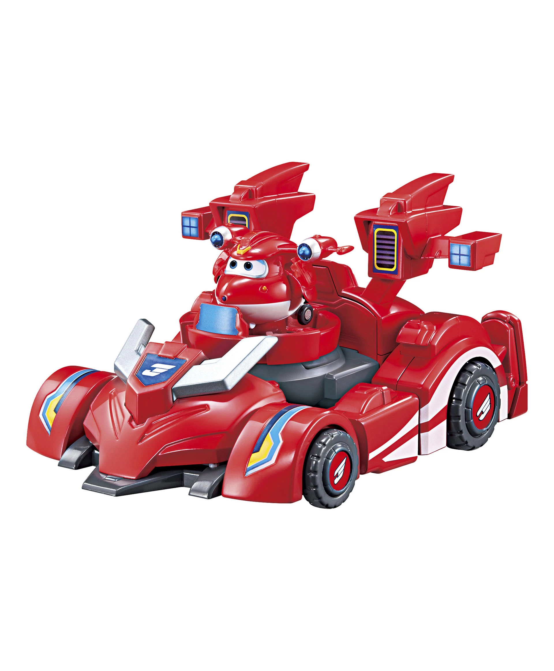 Игрушка-трансформер Super Wings Машина-трансформер с мини фигуркой Джетта / EU770351